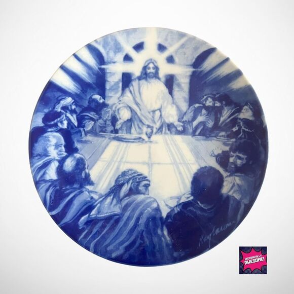 Set of 4 1991–1994 Religious Porcelain Plates - Avon Fine Collectibles - Picture 6 of 9